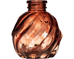 Gabi Swirl Flesvaas roze Ø6xh8cm