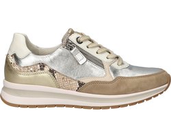 Gabor Comfort Optifit dames sneaker - Beige wit - Maat 43