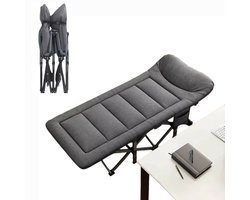 Gabrys® 2-in-1 Opvouwbaar Logeerbed met Matras – veldbed – inclusief beschermhoes en oogmasker - 1 Persoon – Inklapbare Stretcher – Ideaal voor Logees en Camping - Logeerbed en Stretcher - Thuis & Camping - Snel Inklapbaar - inclusief 1 jaar garantie
