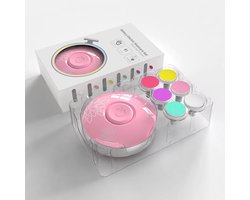 GadgetKing - Baby Elektrische Nagelvijl - Fluisterstil - Met 6 Opzetstukken - Geschikt voor Baby’s & Volwassenen - Veilig & Zacht - Manicure Set – ROZE