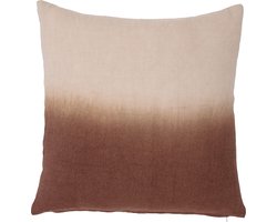 Gail Cushion, Brown, Linen