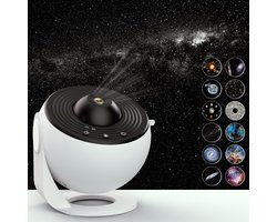 Galaxy-projector - 13-in-1 sterprojector Galaxy-lamp - slaapkamer woonkamer sterrenhemel sfeerlicht projectorlamp - 360 graden rotatie - getimede nachtlamp voor kinderen, thuisbioscoop, plafond, kamerdecoratie - geschikt voor volwassenen en kinderen