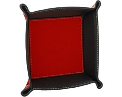 Gallantry - Organizer - Veganistisch Opbergbakje - Sleutelbakje - Opbergruimte bureau - Dienblad voor sleutels - Telefoon - Portemonnee - Make-Up opbergbakje - D. Rood