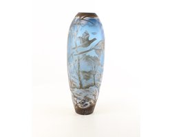 Galle Style Vaas WINTER LANDSCAPE