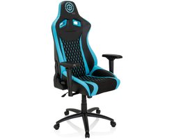 Game bureaustoel GAMEBREAKER SX 04 stof / kunstleder zwart / turkoois hjh OFFICE