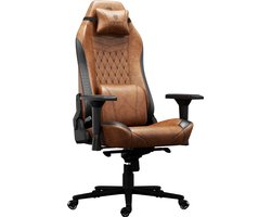 Gamestoel - Game Chair - Game Stoel - Ergonomische Gamestoel - HICON® Chairs Apex Serie Renegade - Bruin
