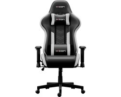 Gamestoel - Gaming stoel - Game stoel - Gaming Chair - HICON® - Verstelbaar - Mondo - Max Gewicht 150 kg - Zwart Wit