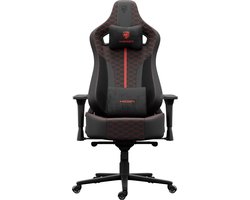 Gamestoel - Gaming Stoel - Gaming Chair - Game Stoel - HICON® Legend Serie - Pottenza - Zwart Rood