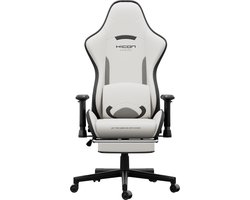 Gamestoel - Gaming Stoel - Gaming Chair - Game Stoel - HICON® Splendore - Stoffen - Grijs