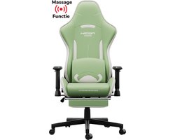 Gamestoel - Gaming Stoel - Gaming Chair - Game Stoel - HICON® Splendore - Stoffen - Groen