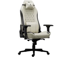 Gamestoel - Luxe Premium Game Stoel - Game Chair - Game Stoel - Ergonomische Gamestoel - HICON® Chairs Apex Serie Renegade - Beige