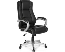 Gamestoel - Met Armleuning - Kunstleder - Zwart - Relax Cl180