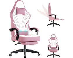 Gamestoel met Voetsteun - Gamestoel - Gaming Chair - Gamestoel Bureaustoel - Gaming Chair Bureaustoel - Gamingchair - Game Stoel - Gamestoelen