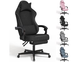 Gamestoel met Voetsteun - Gamestoel - Gaming Chair - Gamestoel Bureaustoel - Gaming Chair Bureaustoel - Gamingchair - Game Stoel - Gamestoelen
