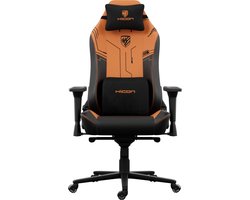 Gamestoel - Premium Luxe Gaming Stoel - Gaming Chair - Ergonomische Gamestoel met Verstelbare Rugleuning - HICON Gamestoel - Apex Serie - EagleBlaze - Oranje