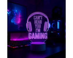Gaming lamp - Game lamp - Jongens lamp - Jongens kamer - gaming accessoires - Pc gaming - Nachtlamp jongen - Meisjes kamer -