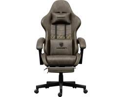 Gaming stoel - Gamestoel - Gaming Chair - Game stoel - Ergonomische - HICON® - Vittoria - Bruin