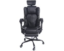 Gaming-Stoel – Met Ventilator, Ergonomische Bureaustoel, Luchtkoeler & Koeling, Geventileerde Zitting, Ligfunctie, Massage, Verstelbare Directiestoel, Zwart