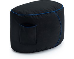 Gaming Zitzak Poef met Opbergruimte - Voetenbankje Zitzakken - Binnen Woonkamer Beensteun met Zijzakken - Poef Rond - Ontspannen Bean bag poefs