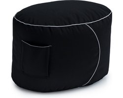 Gaming Zitzak Poef met Opbergruimte - Voetenbankje Zitzakken - Binnen Woonkamer Beensteun met Zijzakken - Poef Rond - Ontspannen Bean bag poefs