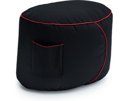Gaming Zitzak Poef met Opbergruimte - Voetenbankje Zitzakken - Binnen Woonkamer Beensteun met Zijzakken - Poef Rond - Ontspannen Bean bag poefs