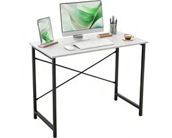 Gamingbureau, computerbureau, kantoorbureau, modern eenvoudig pc-bureau, kantoorbureau voor thuiskantoor, klein studeerbureau voor kleine ruimtes, eenvoudig kantoor