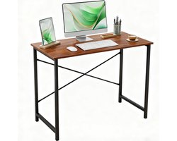 Gamingbureau, computerbureau, kantoorbureau, modern eenvoudig pc-bureau, kantoorbureau voor thuiskantoor, klein studeerbureau voor kleine ruimtes, eenvoudig kantoor