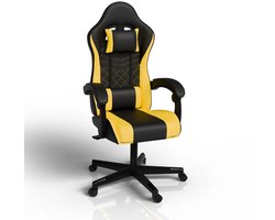 Gamingstoel / Bureaustoel HyperSeat - Zwart / Geel