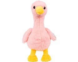 Gans Roze Pluche Knuffel Dier 40 cm - Speelgoed Knuffels voor Kinderen Jongens Meisjes - Kawaii Kussen - TikTok Plush Toy - Goose Vogel Eend Duck