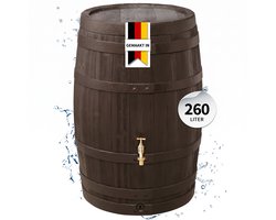 GARANTIA BARRICA Regenton 260 liter bruin