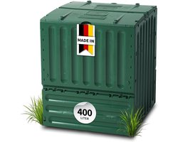 GARANTIA ECO-King Composter 400 liter Groen - Tuincomposter, Snelle compostering, Afval & Recycling, Organisch afval, Compostbak, Tuinaccessoires, Compost, Snelle compostering Tuin, Compostbak