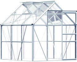 Gardebruk Aluminium Kas 3,6m² - incl. 1 Raam & Regengoot - 190x190cm