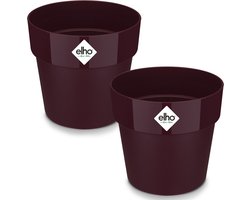 Gardebruk Bloempot Set van 2 - Vorstbestendig 680g 30x27cm - Paars