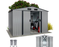 Gardebruk Tuinhuis - XXL Metaal - 260x205x180cm - Grijs