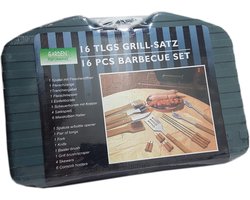 GARDEN - 16 delige barbeque set