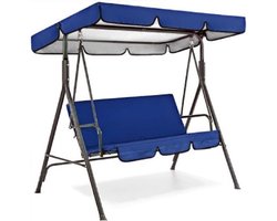 Garden Furniture Cover - Replacement garden swing set, made of waterproof Oxford fabric, suitable as a seat cushion cover, suitable for swings in the garden, on terraces, in parks, and on verandas (164 x 114 x 15 cm).