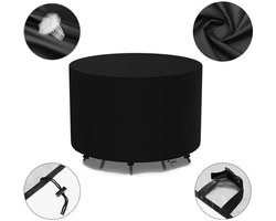 Garden Furniture Cover - Waterproof cover for round garden furniture, made of Oxford fabric, suitable for round outdoor tables of 185 x 110 cm.