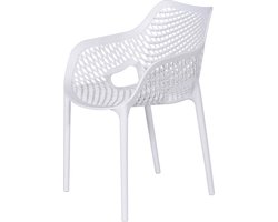 Garden Impressions Air XL kunststof tuinstoel wit