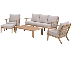 Garden Impressions Ariana loungeset 5-delig - natural teaklook