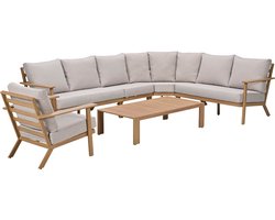 Garden Impressions Ariane loungeset 6-delig - light teak look