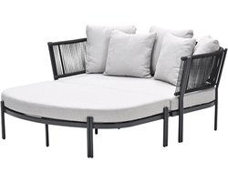 Garden Impressions Atlanta lounge ligbed - daybed - donker grijs