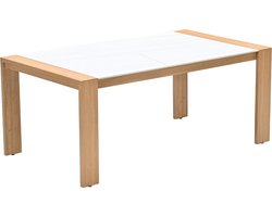 Garden Impressions Austin tafel - 180x100 cm light teak look - Centostone milano beige