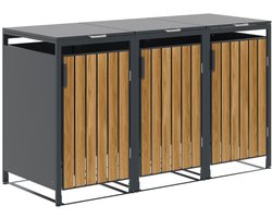Garden Impressions Binport containerberging 204x80x118 cm - light teak look