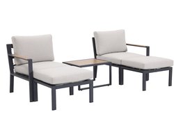 Garden Impressions Cinto balkon loungeset 5-delig - donker grijs