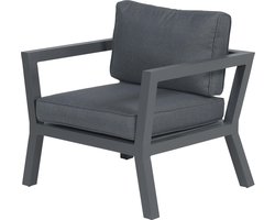 Garden Impressions - Colorado loungestoel - aluminium - grijs