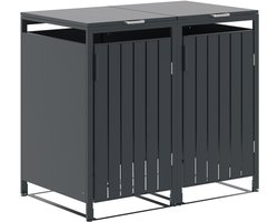 Garden Impressions containerbox BinPort dubbel - carbon black