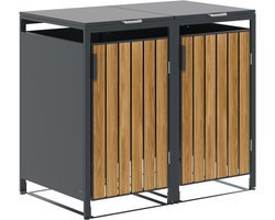 Garden Impressions containerbox BinPort dubbel - light teaklook