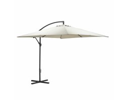 Garden Impressions Corfu parasol 250x250 - donker grijs - zand