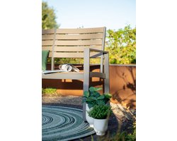 Garden Impressions - Detroit aluminium tuinbank - royal grey