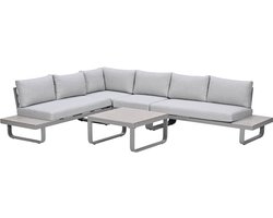 Garden Impressions Diego loungeset 5-delig - taupe - valley sand